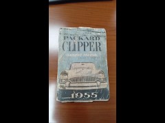 BUY PACKARD OWNERS MANUAL CLIPPER 1955, Abingdon Auto Auction, Inc.
